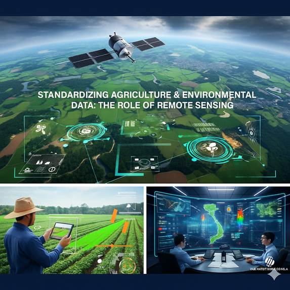 Kế Hoạch Chuẩn hóa dữ liệu ngành Nông Nghiệp và Môi Trường đến năm 2030: Nền tảng của chuyển đổi số và vai trò của dữ liệu viễn thám