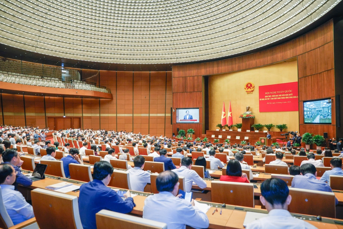 Hội nghị toàn quốc quán triệt, triển khai thực hiện Nghị quyết Hội nghị lần thứ 11 Ban Chấp hành Trung ương Đảng khóa XIII
