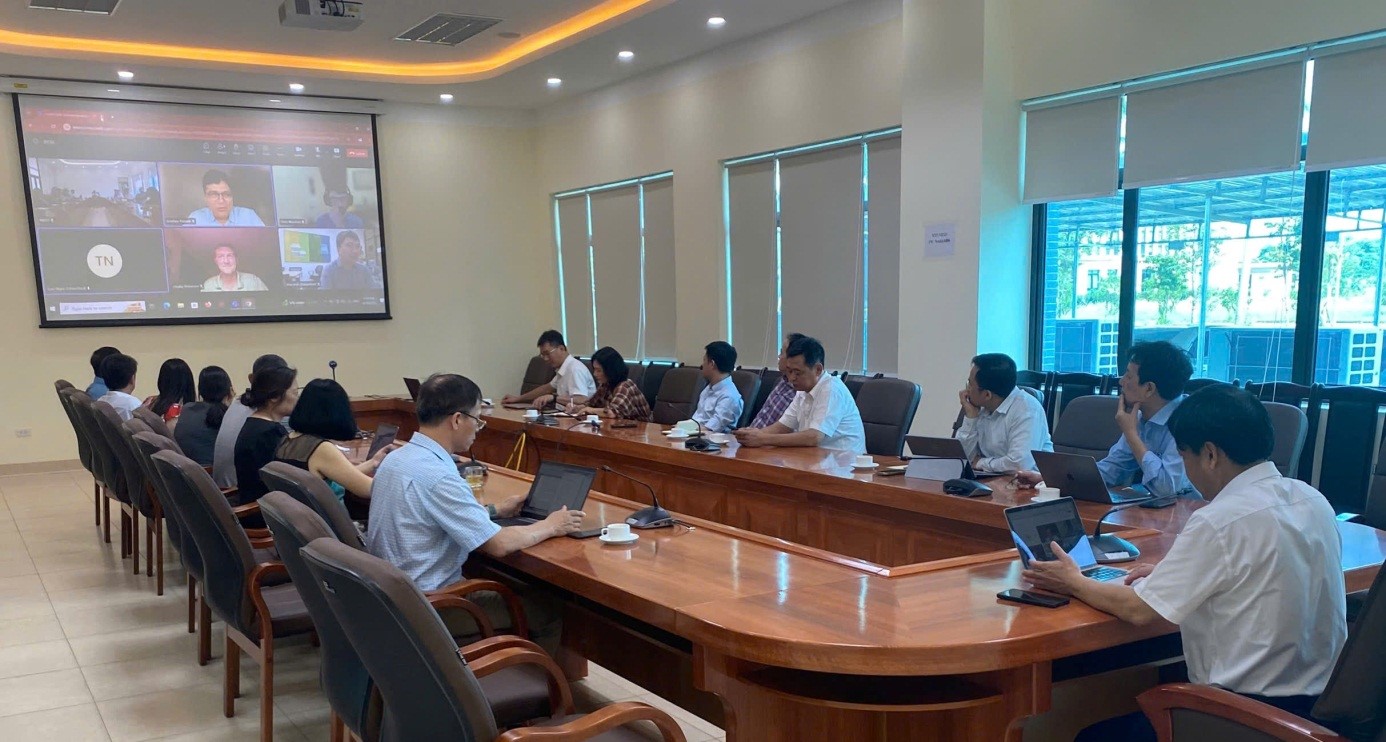 Hội thảo trực tuyến đẩy mạnh ứng dụng AI trong lĩnh vực viễn thám cho giám sát nông nghiệp, tài nguyên và môi trường do Cục Viễn thám quốc gia phối hợp với Công ty Earthdaily tổ chức sáng ngày 18/6/2025