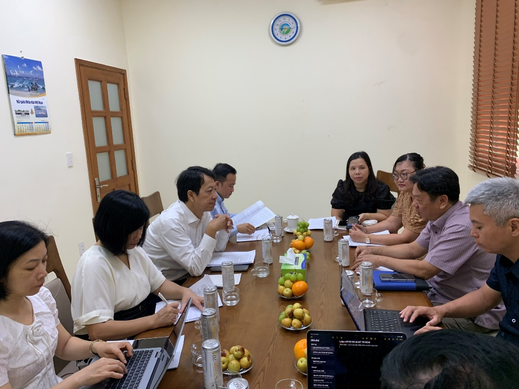 Đoàn công tác của Cục Viễn thám quốc gia làm việc tại Thành phố Hồ Chí Minh về tình hình thực hiện, nhu cầu và kế hoạch ứng dụng công nghệ viễn thám